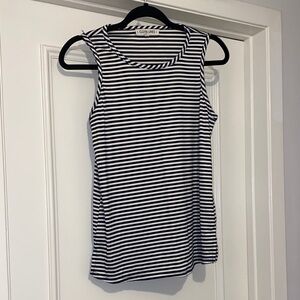 Black & White Striped Tank Top